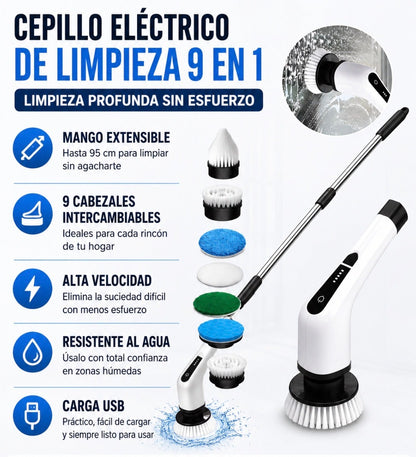 Cepillo Electrico 9 en 1
